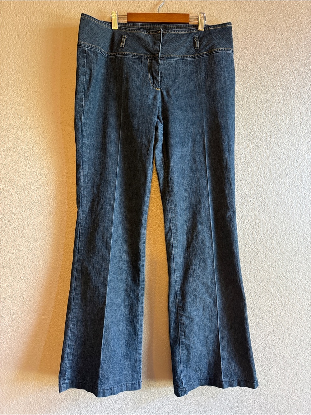 Bisou Bisou Y2K Dark Blue Flare Jeans